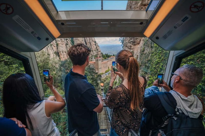 Barcelona: Montserrat Monastery and Black Madonna Day Trip - The one-hour coach ride into the mountains