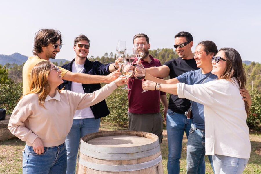Barcelona: Montserrat, Winery Tour & Lunch with Wine Tasting - Key points at a glance