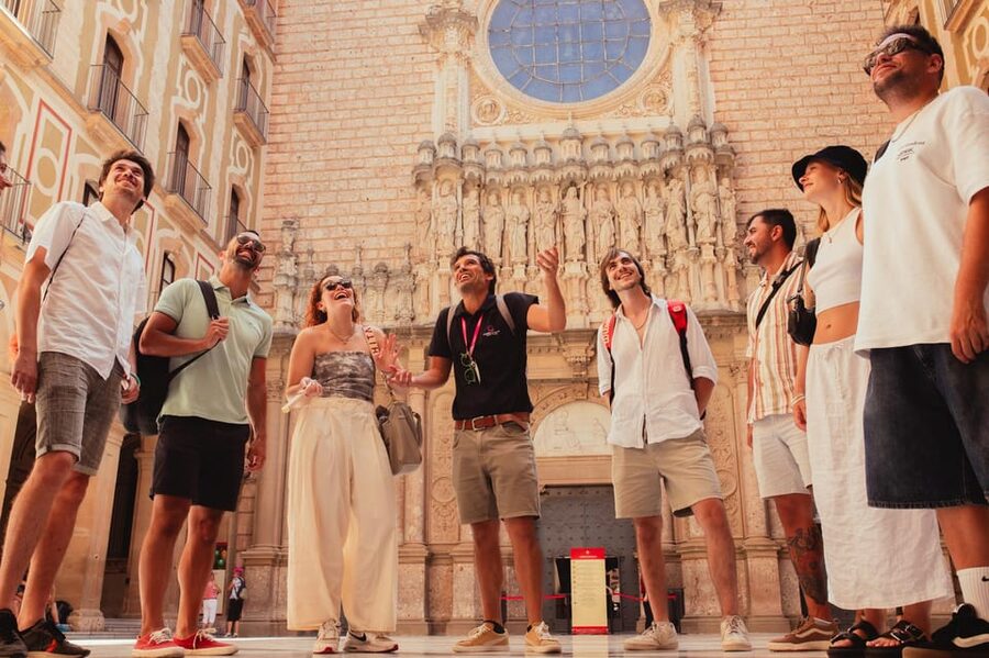 Barcelona: Montserrat with Winery, Lunch, and Train Options - The bus ride from Barcelona