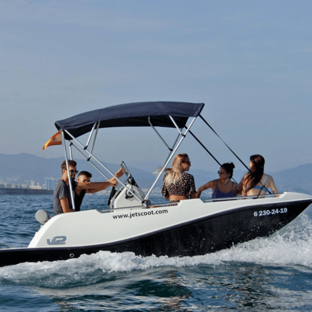 Barcelona: No license needed Boat Rental - Taking the wheel at Port Fòrum