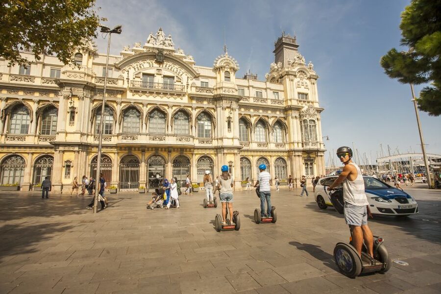 Barcelona: Old Port and Gothic Quarter Guided Segway Tour - From Roman walls to Olympic Harbor in one hour