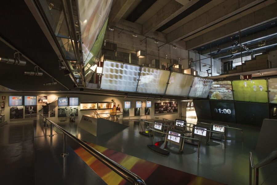 Barcelona: Olympic and Sport Museum – Sports Experience - The Idols space and athletic objects