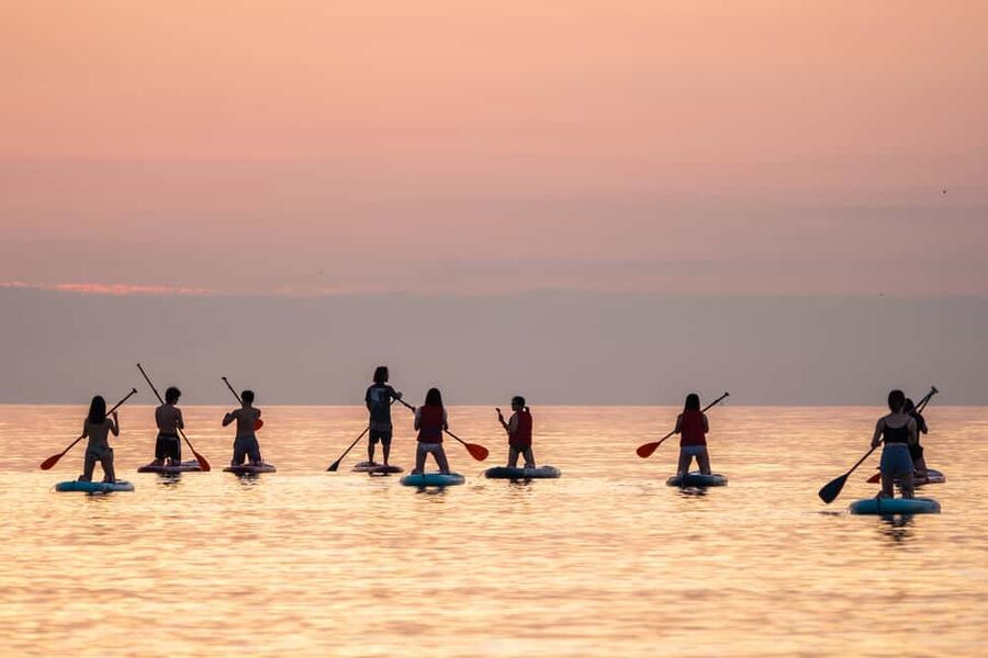 Barcelona: Paddlesurf Rental Barceloneta beach (75min) - Getting Ready 150 Meters From the Sand