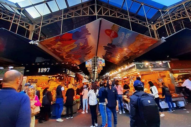 Barcelona : Paella Cooking Experience + Boqueria Market Exclusive Tour - La Boqueria and the ingredients behind paella