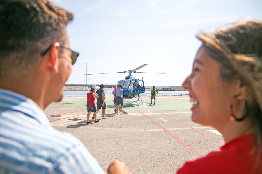 Barcelona: Panoramic Helicopter Flight & Boat Transfer - Port Forum, the Blue Museum, and the city’s modern edge