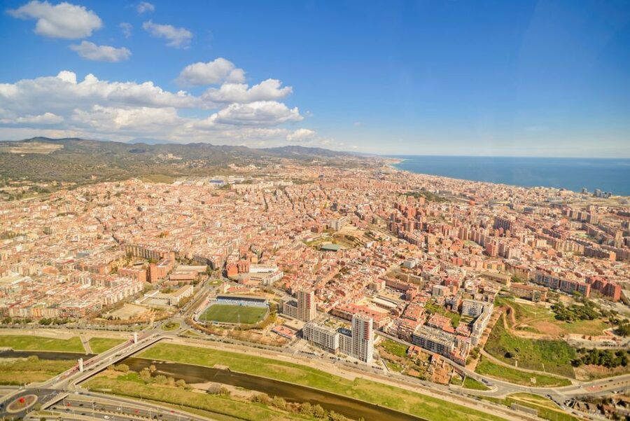 Barcelona: Panoramic Helicopter Flight & Boat Transfer - Weather can change the experience