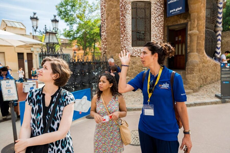 Barcelona: Park Guell Guided Tour with Skip The Line Entry - El Drac and the famous mosaic entrance