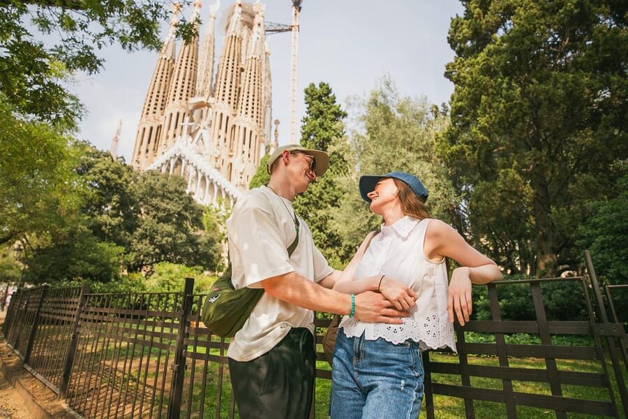 Barcelona: Photographic Madness at the Sagrada Familia - Choosing the best angle around the basilica