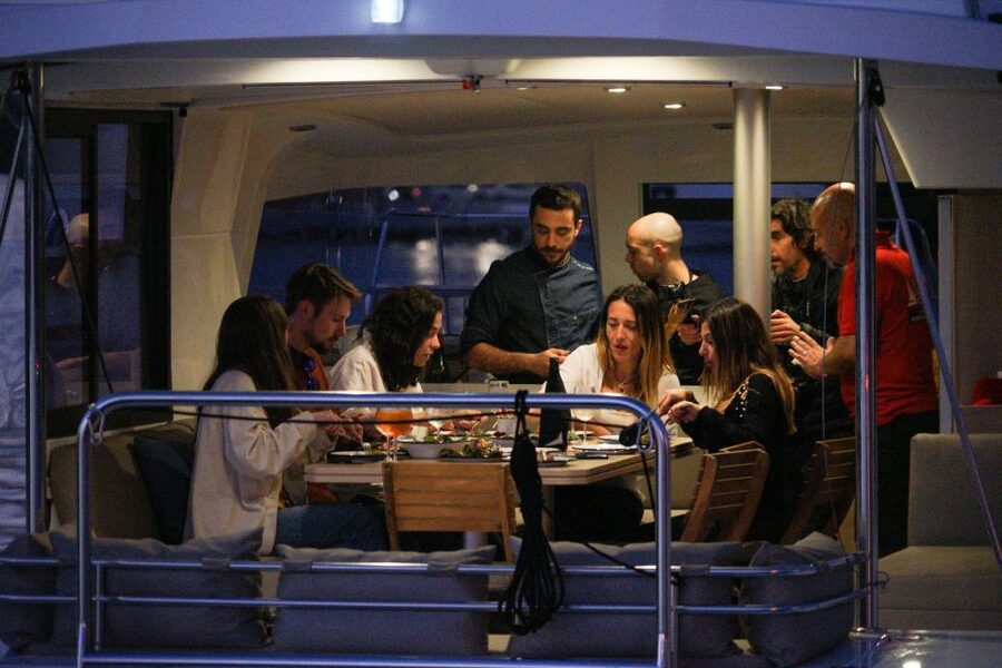 Barcelona: Private Catamaran Sailing with Drinks and Snacks - What the crew adds to the experience