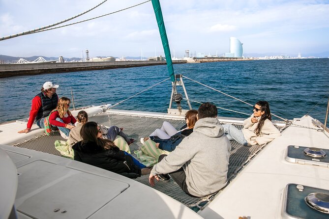 Barcelona Private Catamaran, Snacks and Cava, Sunset Option - One hour and 25 minutes on the Mediterranean