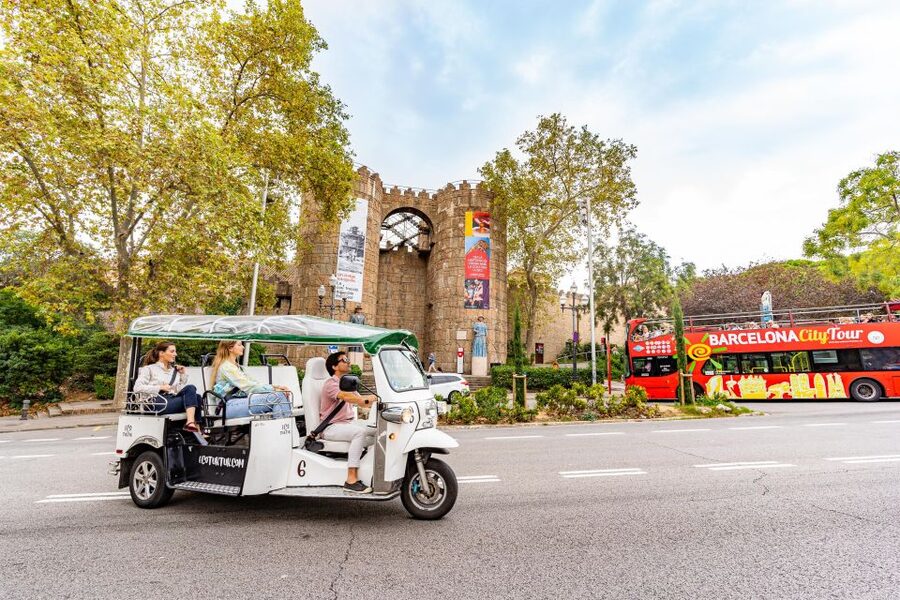 Barcelona: Private City Tour by Eco Tuk Tuk - Passeig de Gràcia: La Pedrera and Casa Batlló