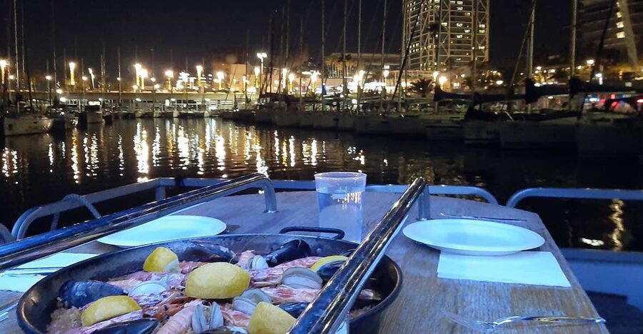 Barcelona: Private Evening Cruise with Dinner and Drinks - Music, city lights, and the feel of a private outing