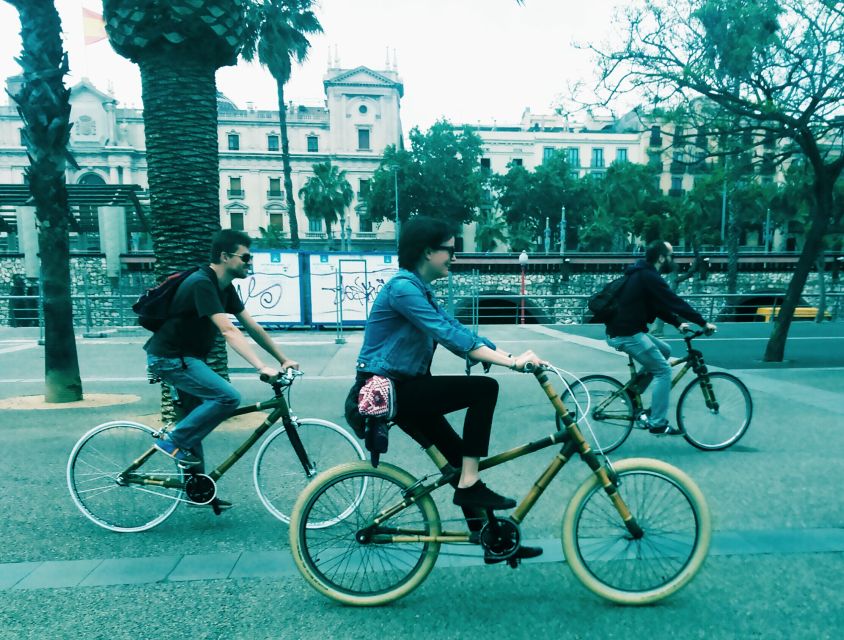 Barcelona: Private Highlights Tour by Bamboo Bicycle - Olympic Village and the Parliament of Catalonia