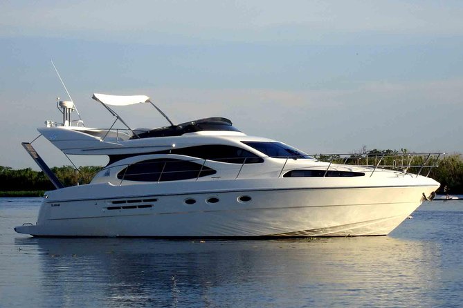 Barcelona Private Luxury Motor Yacht Sunset Cruise with Drinks - One hour or two hours with dinner