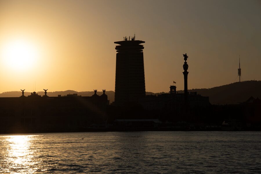 Barcelona: Private Romantic Sailing Tour with Drinks - Leaving Marina Vela Port for a private sail
