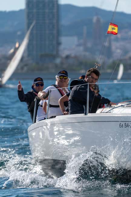 Barcelona: Private Sailing Trip with a Bottle of Cava - Swimming depends on the day