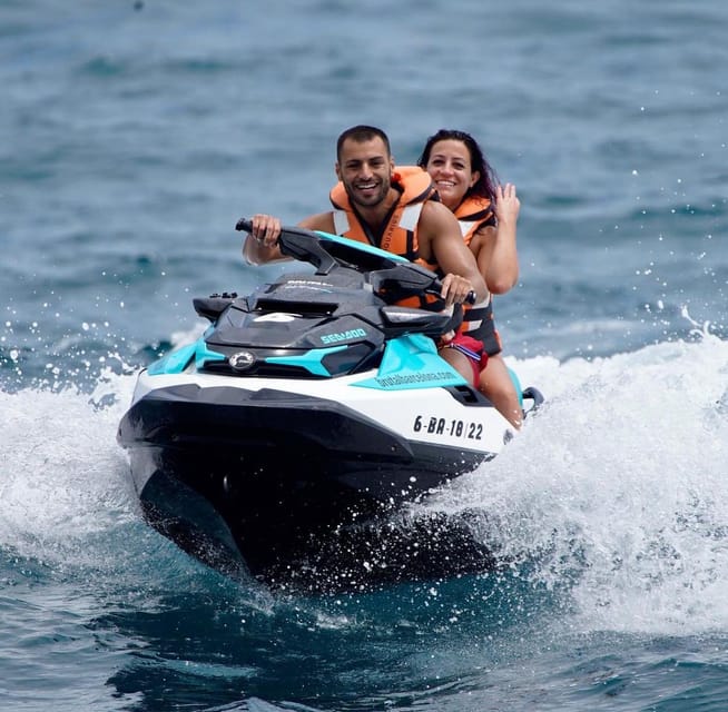 Barcelona: Rent a Jetski and speed through the ocean - The safety briefing comes before the fun