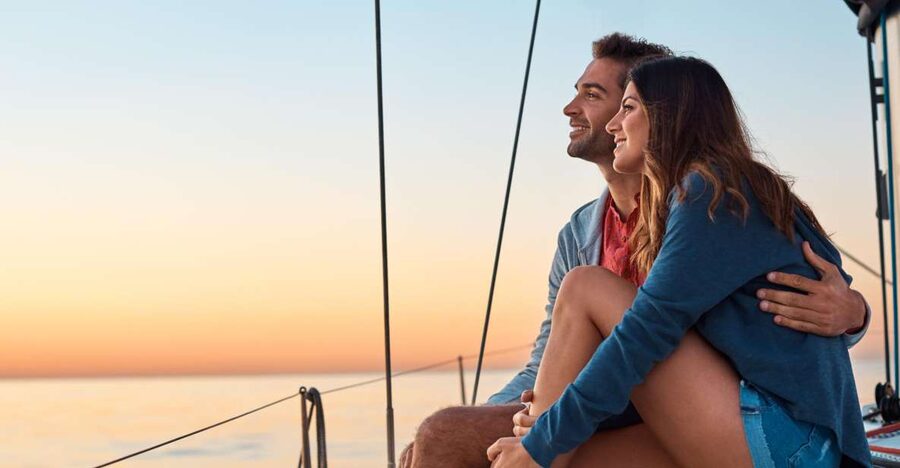 Barcelona: Romantic Private Sailing Tour - Barcelona from the Mediterranean