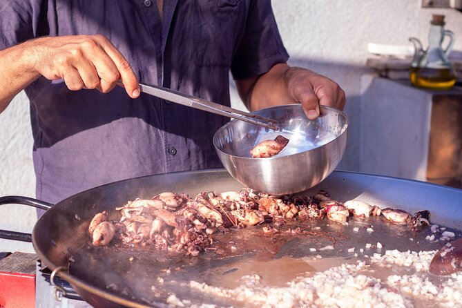 Barcelona Rooftop Paella Cooking Class with Sangria & Local Host - Making the Sofrito, Broth, and Rice