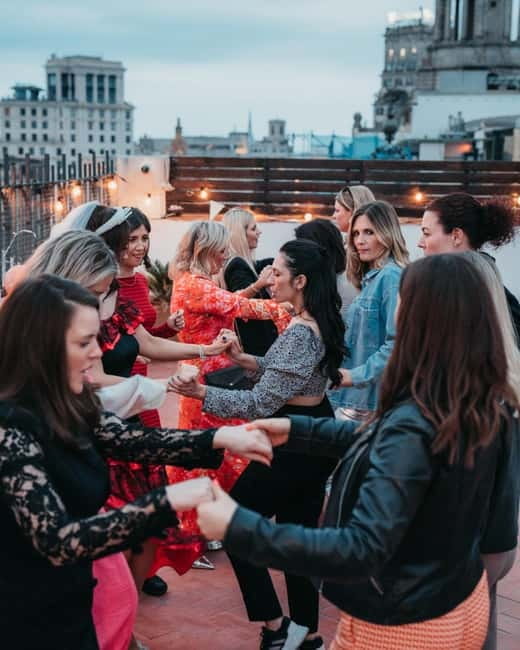 Barcelona: Rooftop Salsa Class with Bottomless Sangria - Barcelona views from the rooftop terrace