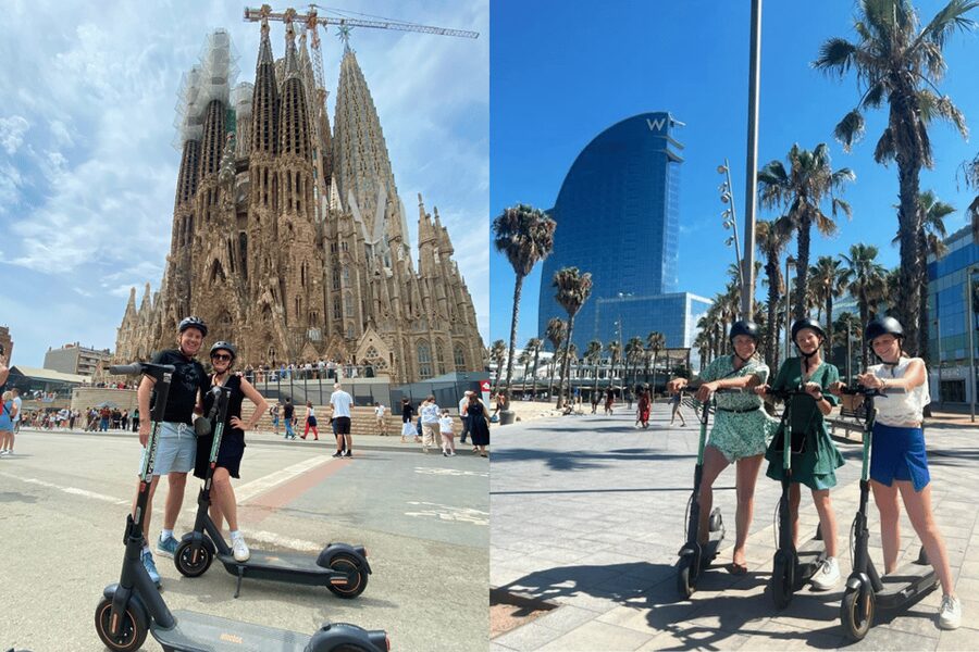 Barcelona: Sagrada Familia Electric Scooter or Bike Tour - La Monumental and the Sagrada Família