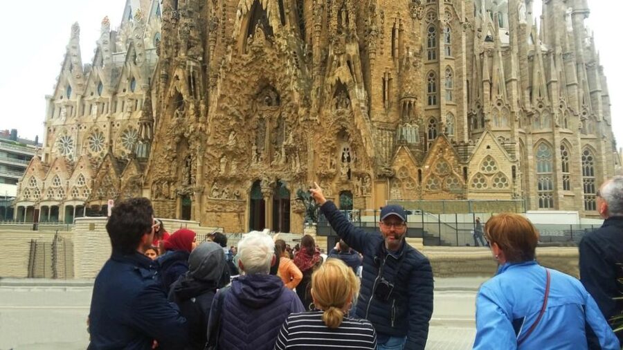 Barcelona & Sagrada Familia Half-Day Tour with Hotel Pickup - Entering Sagrada Família