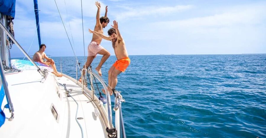Barcelona: Sailboat Tour with Swimming, Snacks and Drinks - The 2.5-hour route from the port