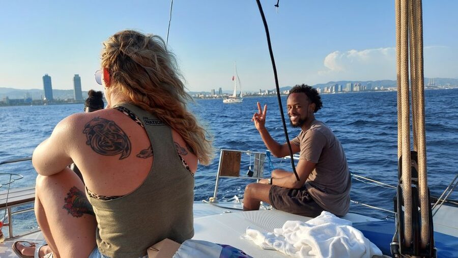 Barcelona Sailing Tour Drinks, snacks Swim & Stunning Views - Helpful choices before you reserve