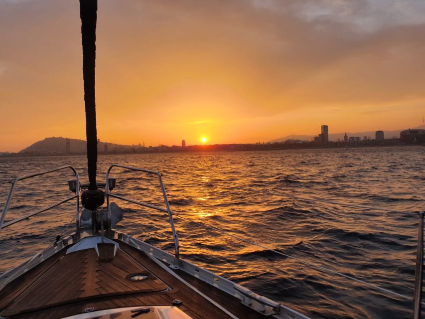 Barcelona: Sailing Tour with a Glass of Cava - Cava, snacks, and a possible Mediterranean swim