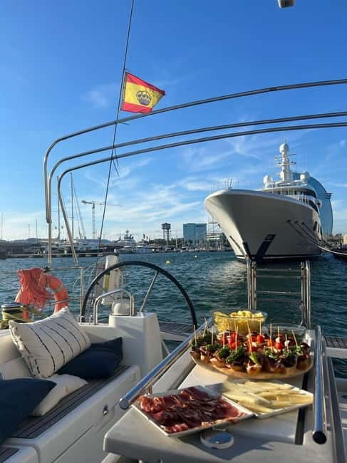 Barcelona: Sailing Tour with Tapas, Drinks and Swim Stop - Finding Marina Port Vell without a wrong turn