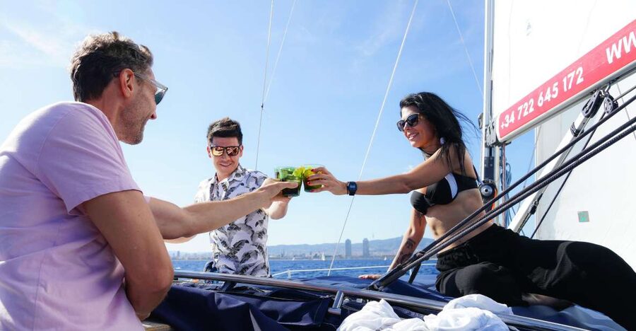 Barcelona: Sailing Tour with Vermouth and Drinks - Vermouth, cava, and simple snacks aboard