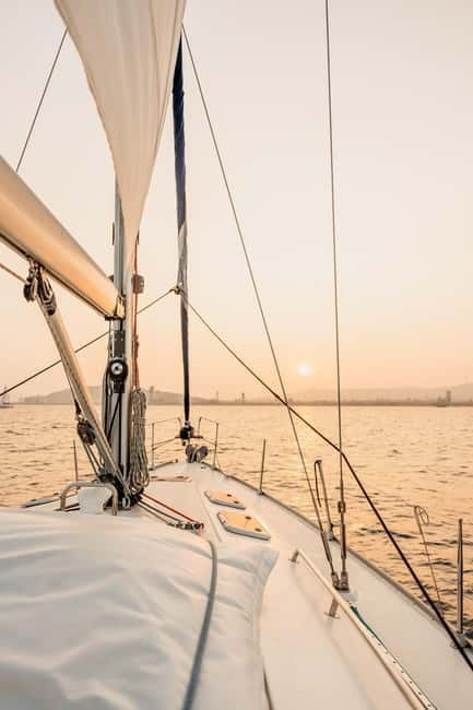 Barcelona: Sailing Tour with Young Local Captain & Drinks - The offshore stop for swimming and snacks