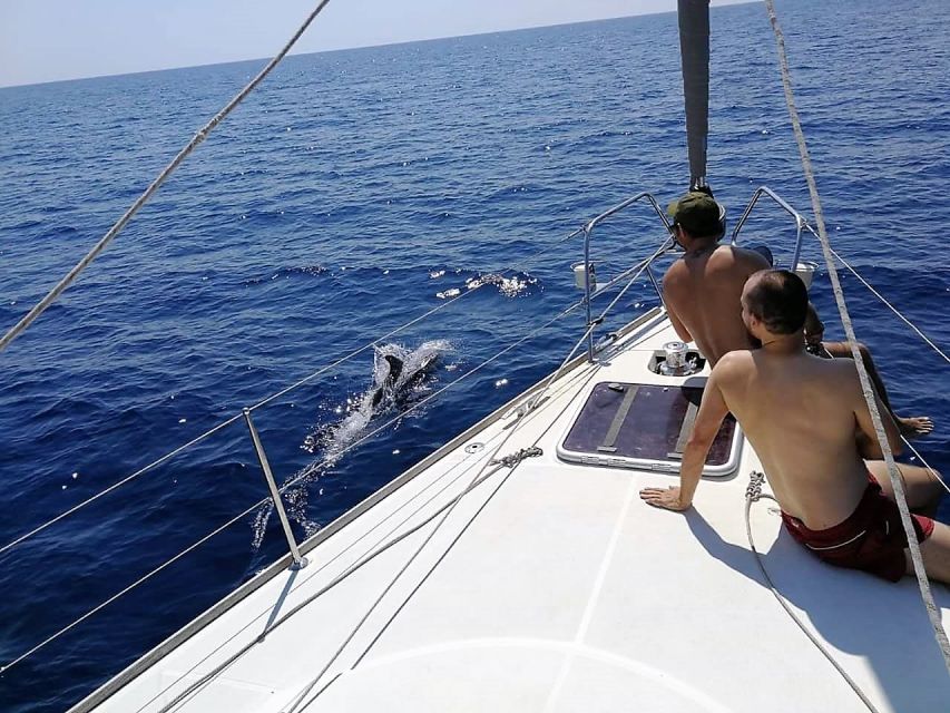 Barcelona: Sailing Trip with Drinks and Snacks - Port Olímpic meeting point and the first five minutes