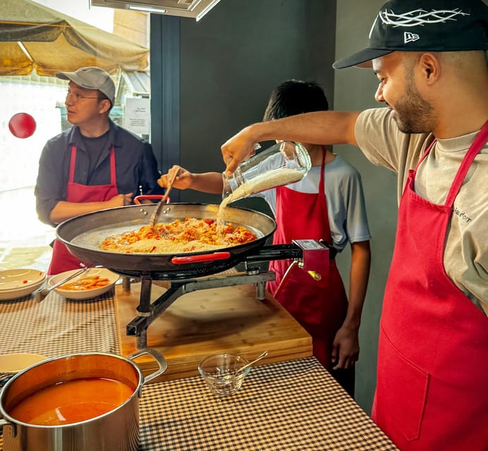 Barcelona: Seafood Paella ★Maestro★ & Tapas & Sangria - The opening lesson: tapas, bread, and Barcelona’s everyday table