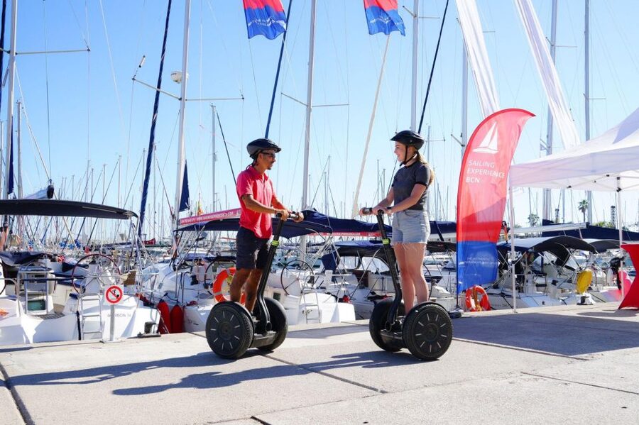 Barcelona: Segway Tour & Sailing Experience - Ciutadella Park, Arc de Triomf, and the Zoo