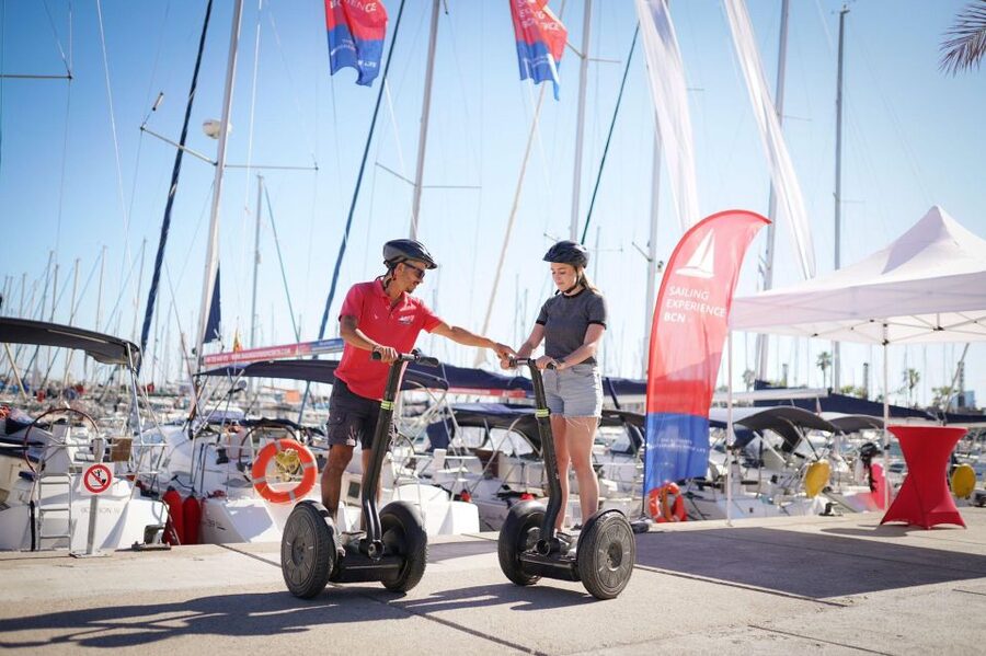 Barcelona: Segway Tour & Sailing Experience - The Gothic Quarter from a different angle
