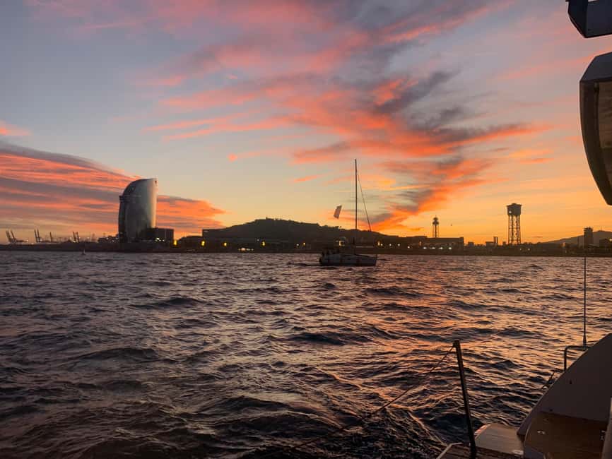 Barcelona: Shared cruise on luxury catamaran Drinks + Snacks - What the guide adds to the cruise