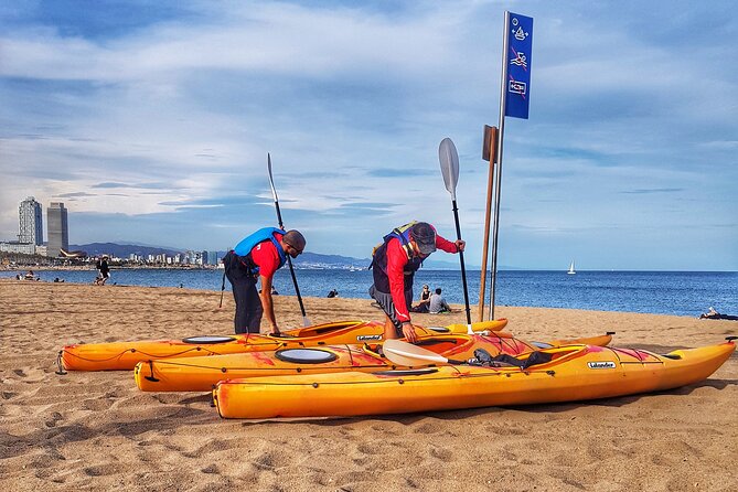 Barcelona Skyline Kayaking Coupled with Delicious Tapas - Who will enjoy this most