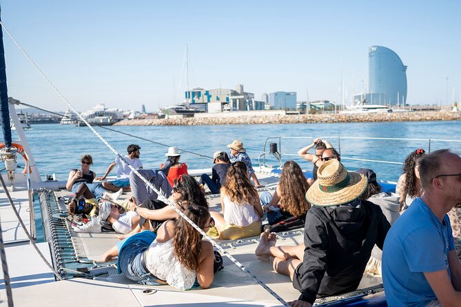 Barcelona Skyline Sailing - Leaving Las Ramblas for the Barcelona coast