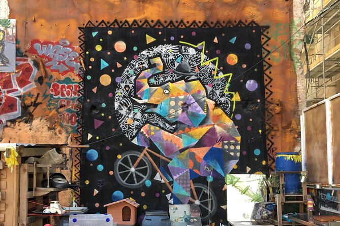 Barcelona Street Art Tour with Exclusive Artist Studios Visit - BienCuadrado and the private studio visit