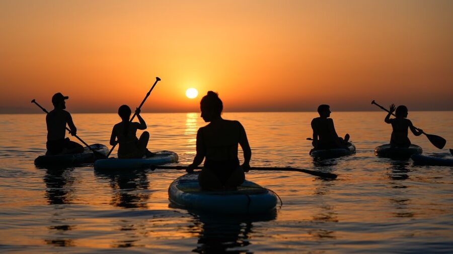 Barcelona: Sunrise Paddleboarding with Instructor and Photos - Ninety minutes on the morning sea