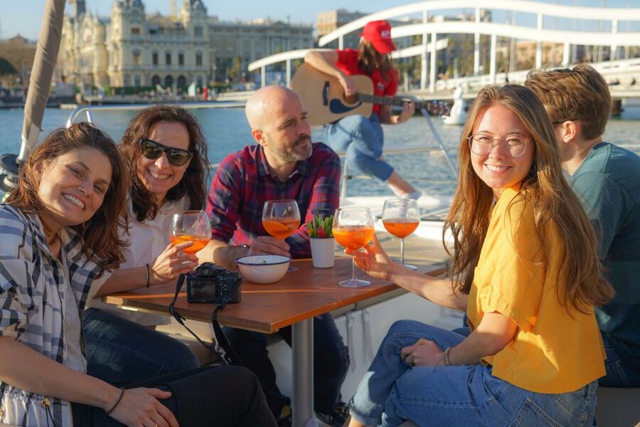 Barcelona: Sunset Catamaran Experience w/ optional Dinner - Seeing Barcelona from the Mediterranean