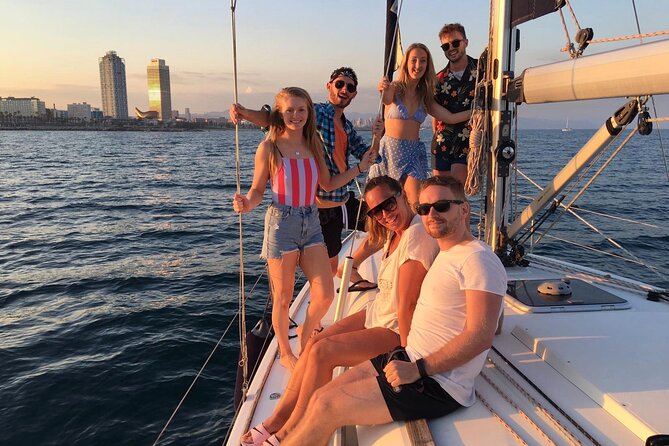 Barcelona Sunset Cruise with Open Bar of Cava and Snacks - Setting out from Port Olímpic