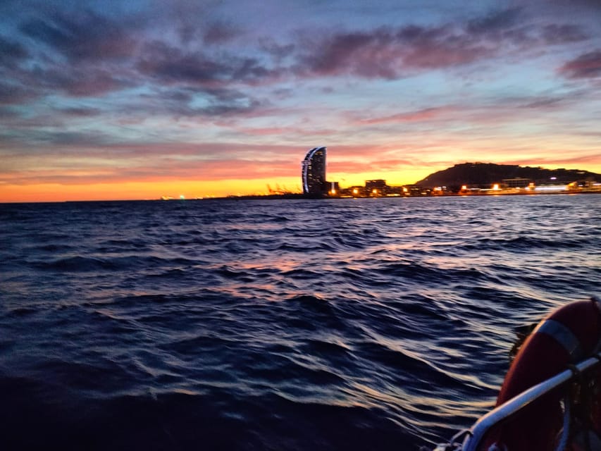 Barcelona: Sunset Cruise with Snacks and Drinks - The skipper can shape the whole outing
