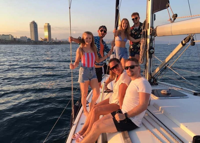 Barcelona: Sunset Sailboat Cruise with Open Bar and Snacks - Quick take on Barcelona’s sunset sail