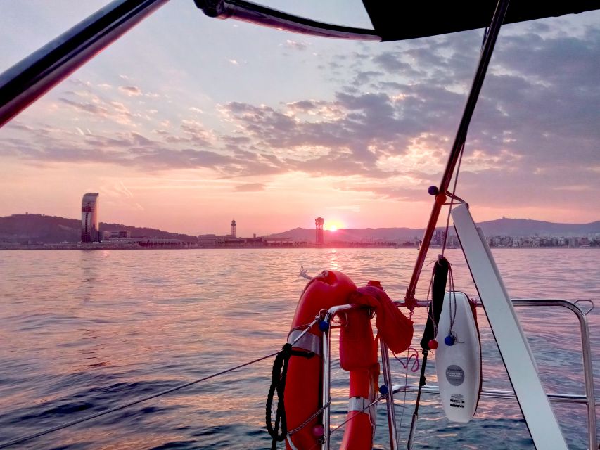 Barcelona: Sunset Sailing Tour with Open Bar & Snacks - Swimming when conditions allow