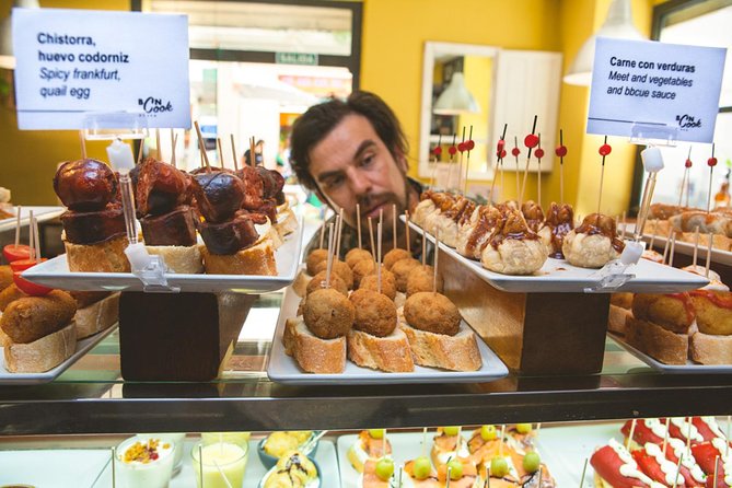 Barcelona Tapas & Wine Private Tour in Traditional Taverns - The final pintxos at Carrer de Blai, 14