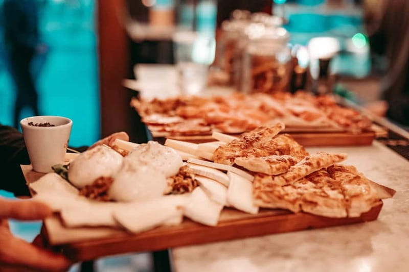 Barcelona: Tipsy Tapas & History Tour in the Gothic Quarter - Stop two: familiar tapas with a surprise