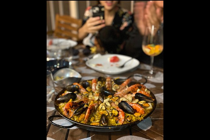 BBQ Paella in a Penthouse Terrace in Barcelona with a Chef - Patatas bravas with two sauces