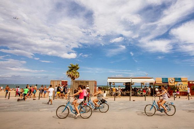 Beach Bike Tour Barcelona - Port Vell and the shift toward Barceloneta